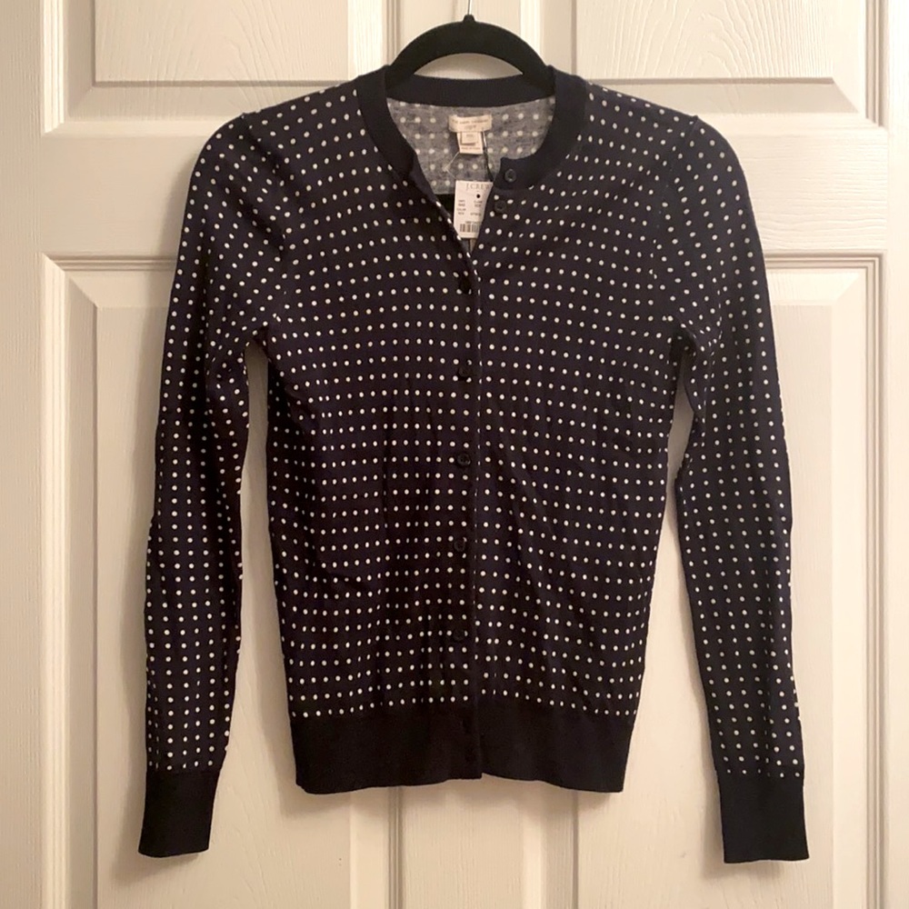 J. Crew Dotted Cardigan XXS